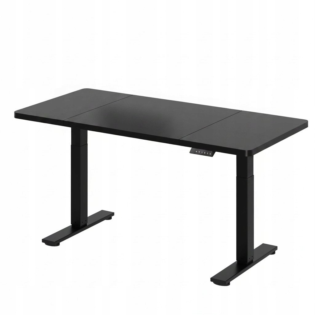 BIURKO ELEKTRYCZNE FLEXISPOT QE1 140X60 CM CZARNE PAMIĘĆ HACZYK UCHWYT 70KG