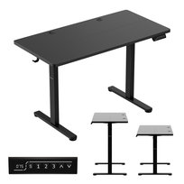 Biurko Elektryczne Regulowane Huzaro Hero 8.1 stół dla gracza 120x60 metalowy stelaż, czarny