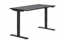Biurko FLEXI 140cm regulowane podnoszone elektryczne komputerowe czarne