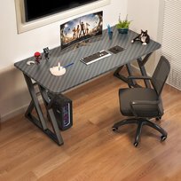 BIURKO GAMINGOWE CZARNE NOWOCZESNE DLA GRACZA STÓŁ LOFT SOLIDNE 120 CM
