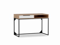Biurko LANDRO LR-01 w Stylu LOFT z szufladą Szerokość 120 cm Hikora