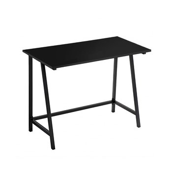 Biurko małe czarne proste industrialne loft 100x50x75 VB4Bk Begryf - BEGRYF