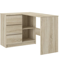 Biurko młodzieżowe narożne Dąb Sonoma 112 cm Mobene Modern N-4L Framire