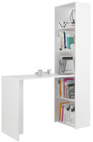 Biurko młodzieżowe nowoczesne białe 120 cm Mobene Modern z półką
