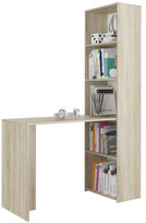 Biurko młodzieżowe nowoczesne dąb sonoma 120 cm Mobene Modern z półką