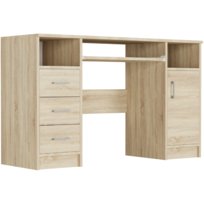 Biurko młodzieżowe tradycyjne Dąb Sonoma 120 cm Mobene N-11 