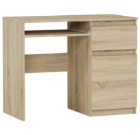 Biurko młodzieżowe tradycyjne Dąb Sonoma 96 cm Mobene N-33 