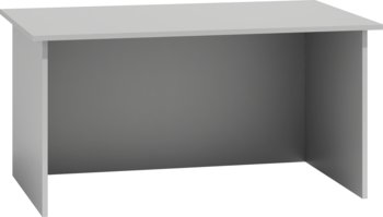 Biurko STANDARD, białe, 120x60x74 cm - Topeshop