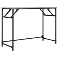 Biurko, Szary Dąb Sonoma, 100X45X76 cm, Materiał Drewnopochodny