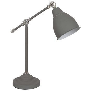 Biurkowa LAMPKA stojąca SONNY MT-HN2054-1-GR Italux industrialna LAMPA stołowa loft szara - ITALUX