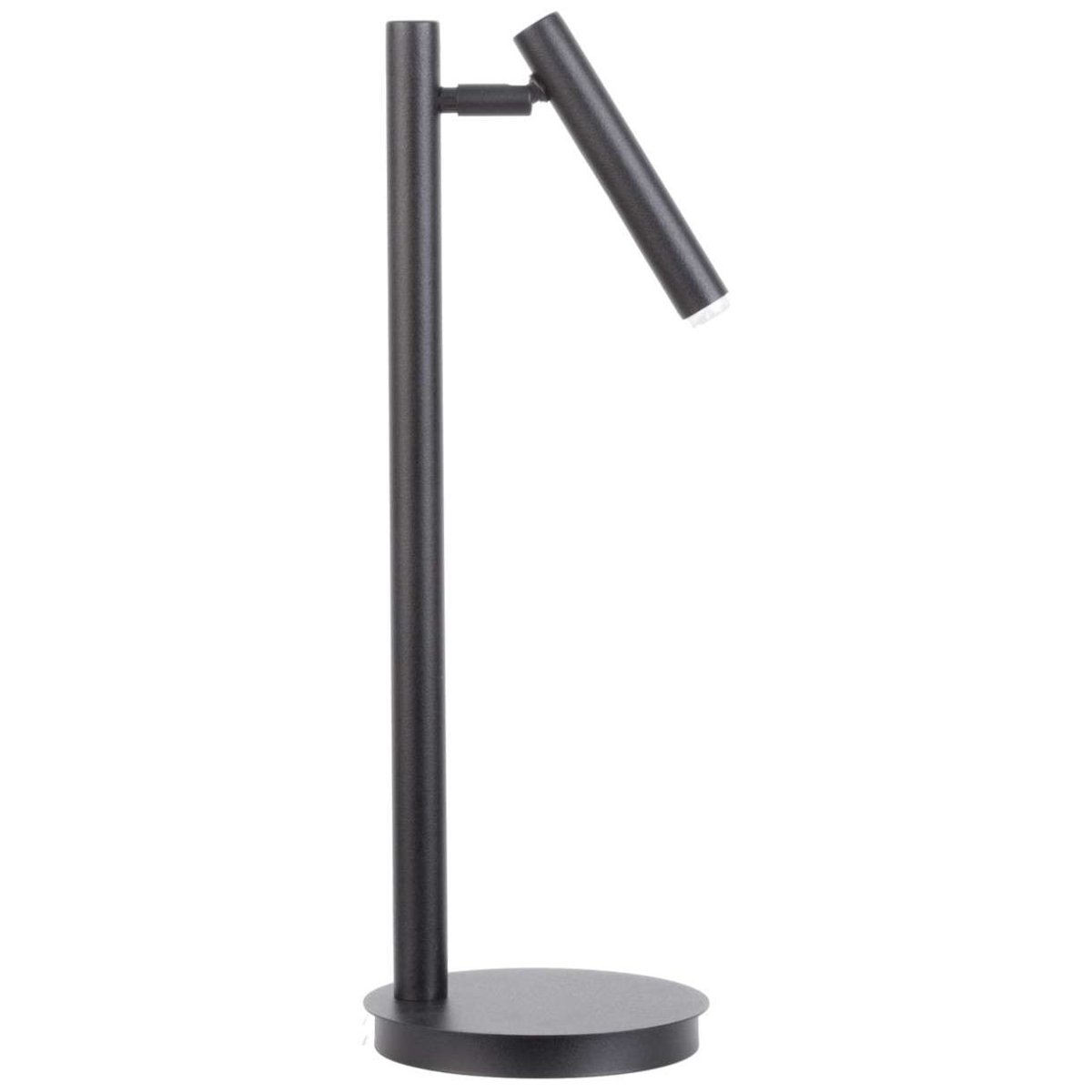 Biurkowa LAMPKA stojąca SOPEL 50195 Sigma metalowa LAMPA stołowa regulowana tuba czarna