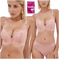 Biustonosz alles nude rose super p-up róż - 75a Alles