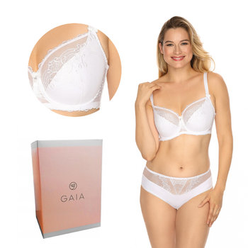 Biustonosz GAIA Semi-Soft Adrianna 933 półusztywniany biały  65I - GAIA