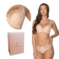 Biustonosz GAIA Semi-Soft Veronika2 931 półusztywniany beżowy  90D GAIA