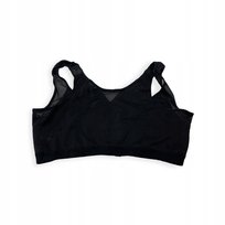 Biustonosz kompresyjny czarny zapięcie z tyłu wysoki komfort Heyshape 3XL Inna marka