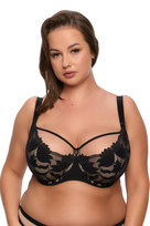 Biustonosz Semi-Soft Keto MAXI 1134 półusztywniany czarny  85K GAIA