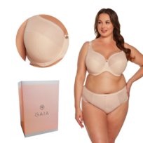 Biustonosz Semi-Soft Sonia 1058 MAXI półusztywniany beżowy  85H GAIA