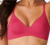 Biustonosz SLOGGI Body Adapt T-Shirt Bra XS Malinowy Bez Fiszbin Żelowy Sloggi