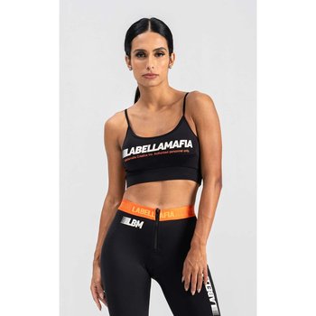 Biustonosz sportowy LABELLAMAFIA SPORTS BRA DANGEROUS BLACK-L - Inna marka