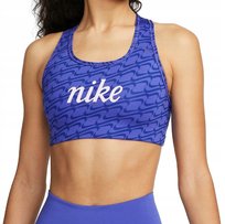 Biustonosz sportowy niebieski TOP Nike Dri-FIT Swoosh DQ5121-010 r. M Nike