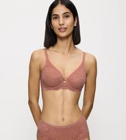 Biustonosz Triumph Amourette Charm T W koronkowy z fiszbinami 70B Triumph