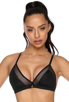 Biustonosz trójkątny miękki czarny Janet M-3300/0-70C - MAT Lingerie