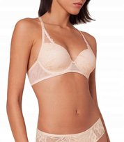 Biustonosz usztywniany kremowy Triumph Amourette Charm Delight WHP 85E Triumph