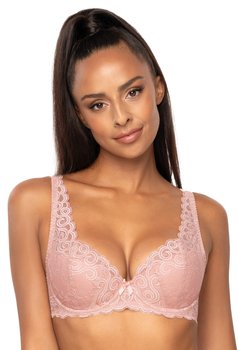 Biustonosz usztywniany róż pudrowy Natalie Big M-3824/22 -95C - MAT Lingerie