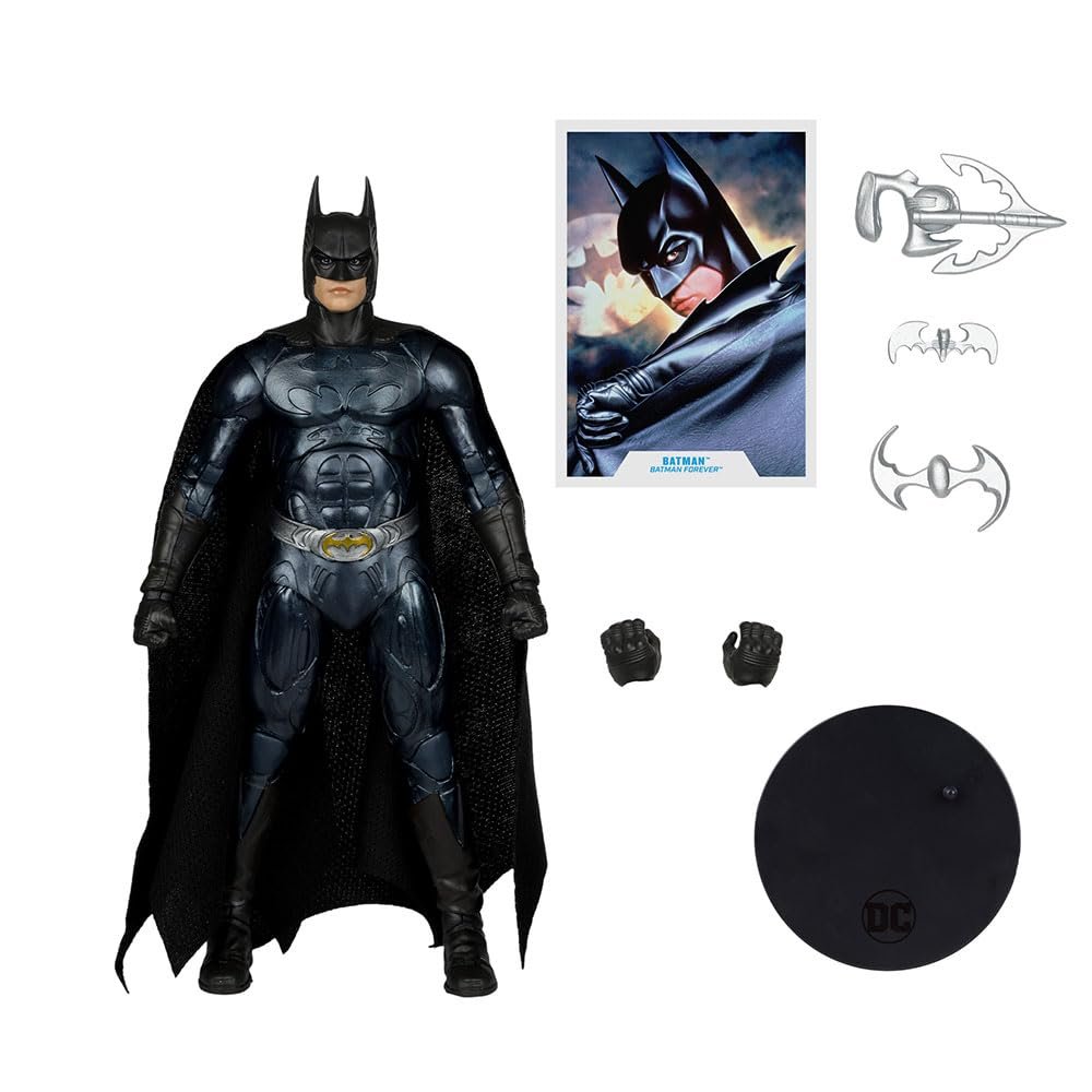 Bizak McFarlane Batman Forever DC Multiverse, collezione Collet to Build-a Pipistrello da incubi, articolata e con accessori, 18 cm, per collezionisti, (64385669