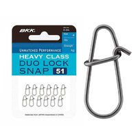BKK Duolock Snap-51 r.1 12szt. Agrafki spinningowe BKK