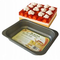 Blacha Do Pieczenia Forma Prostokątna Do Chleba Ciasta Biszkoptu 29X22Cm