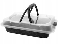 Blacha Do Pieczenia Mięsa Ryb Warzyw Ciasta   Klasyczna Z Pokrywą