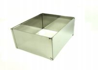 BLACHA RANT TORTOWNICA FORMA REGULOWANA DO PIECZENIA 20x46 cm H10