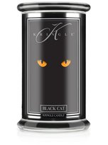 Black Cat - Kringle Candle - duża świeca z dwoma knotami (624g) - seria Halloween