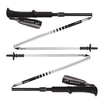 Black Diamond Distance Z Trekking Poles Czarno-Srebrne (BD112208-0000) - Black Diamond