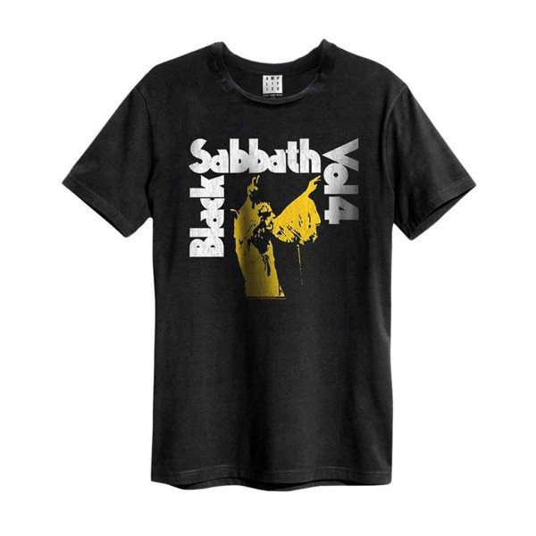 T-shirt Black Sabbath Amplified - Taille S, Couleur Charbon, 100% Coton Vintage, Neuf Avec étiquettes