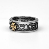Black Templar | Średnica 16 mm | Metal | Pierścień | Warhammer 40k Inna marka