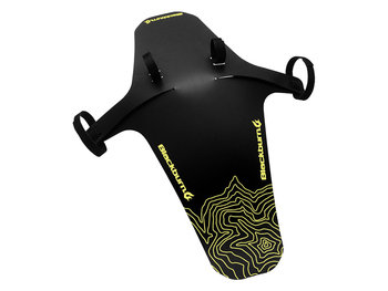 Blackburn, Błotnik przedni, Barrier Mud Guard, czarno-żółty - Blackburn