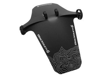 Blackburn, Błotnik przedni, Barrier Mud Guard XL, czarno-biały - Blackburn