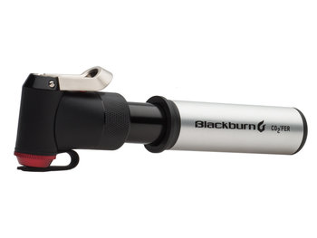 Blackburn, Pompka ręczna, Mammoth CO2'FER HV 50psi + nabój CO2, srebrny - Blackburn
