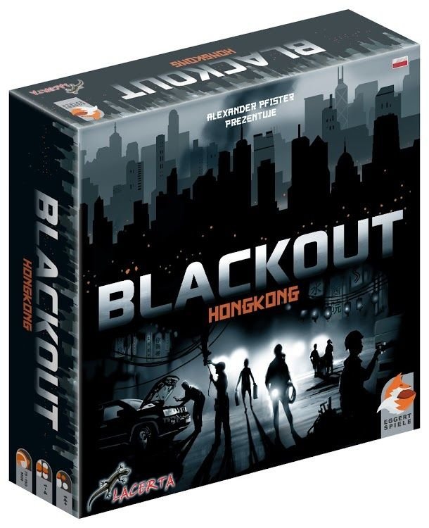 Blackout Hongkong, gra planszowa, Lacerta, edycja polska