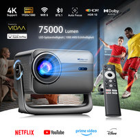 Blackview Projektor PV1000 Max 1000ANSI 4K 1080P VIDAA 1GB+8GB WiFi5 BT5.1 Czarny