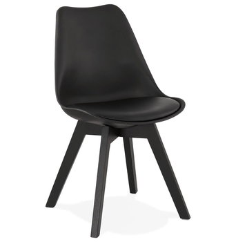 BLANE krzesło k. czarny, nogi k. czarny - Kokoon Design