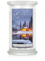 Blankets & Snowflakes - Kringle Candle - Duża Świeca Zapachowa 2 Knoty (624G)