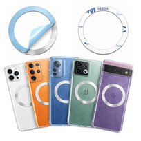 Blaszka Magnes Ring Do Uchwytów Magnetycznych Ładowarek Magsafe Srebrna SAMOPRZYLEPNA ELEGANCKA CIENKA KOMPAKTOWA NAKLEJANY RING UNIWERSALNA OKRĄGŁA BLASZKA DO TELEFONÓW TABLETÓW GSM-HURT