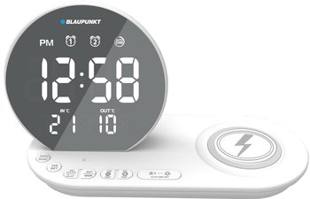 Blaupunkt, radiobudzik FM/ALARM/USB CR85WH CHARGE, biały - Blaupunkt