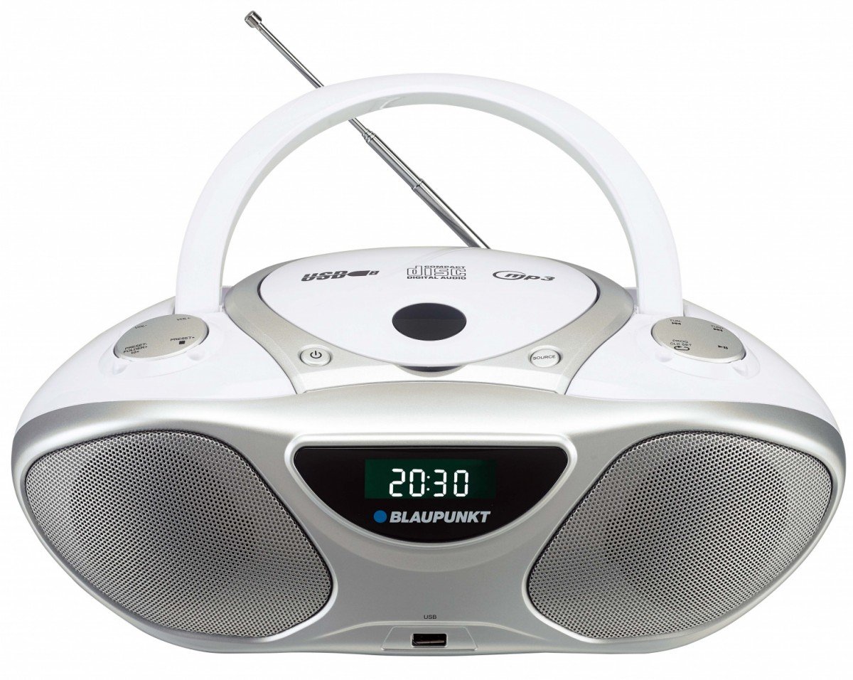 Blaupunkt, radioodtwarzacz, BB14WH, biały