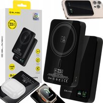 BLAVEC POWERBANK MAGSAFE MAGNETYCZNY MINI INDUKCYJNY 10K DO IPHONE SAMSUNG