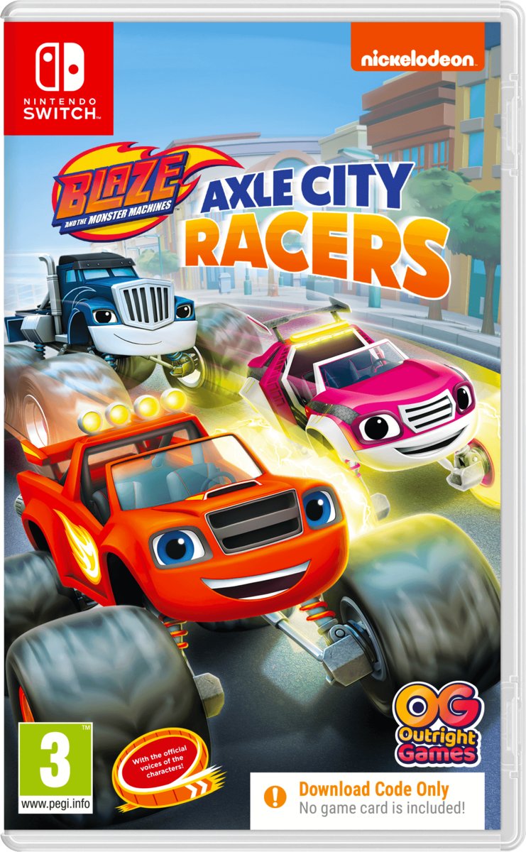 Фото - Гра Namco Bandai Blaze and the Monster Machines: Axle City Racers ver 2 CIB, Nintendo Switc 