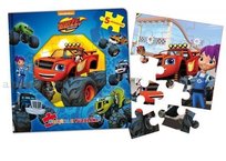 Blaze i Megamaszyny Książka z Puzzlami Media Service Zawada Sp. z o.o.